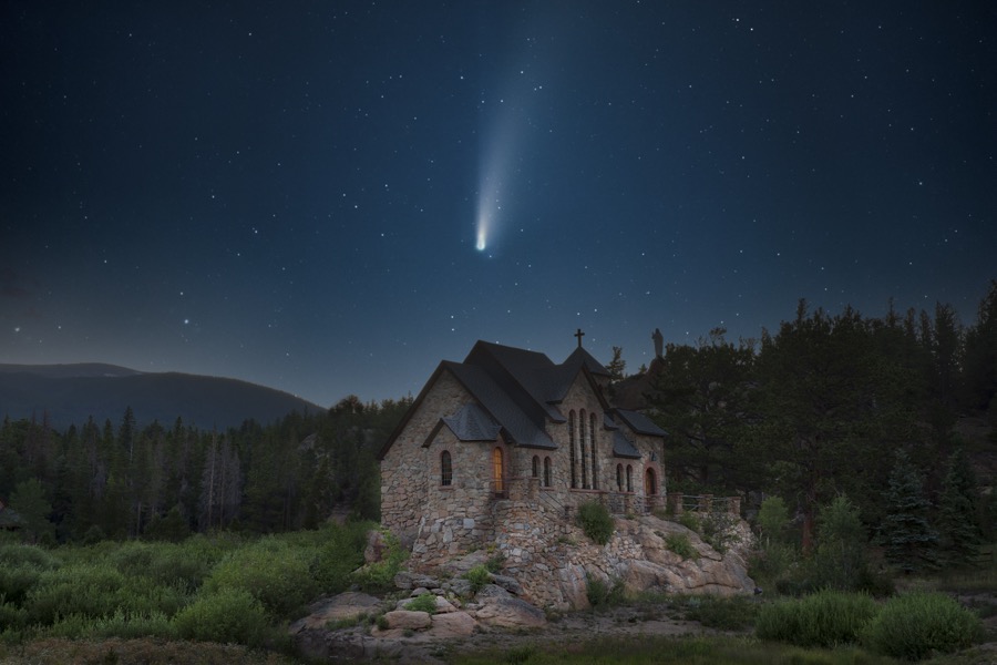 St. Catherines Neowise Comet - Fine Art Landscape Photography by Tom Heywood