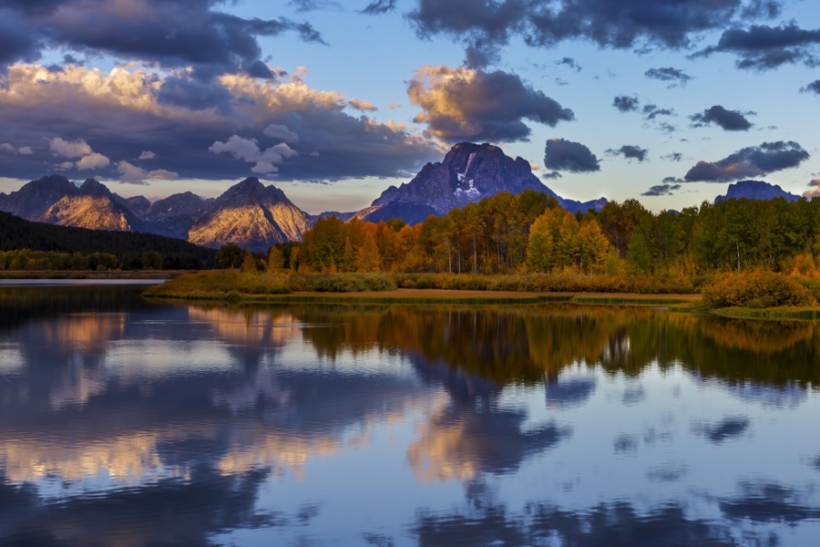 Oxbow Bend Fall - Fine Art Landscape Photography by Tom Heywood