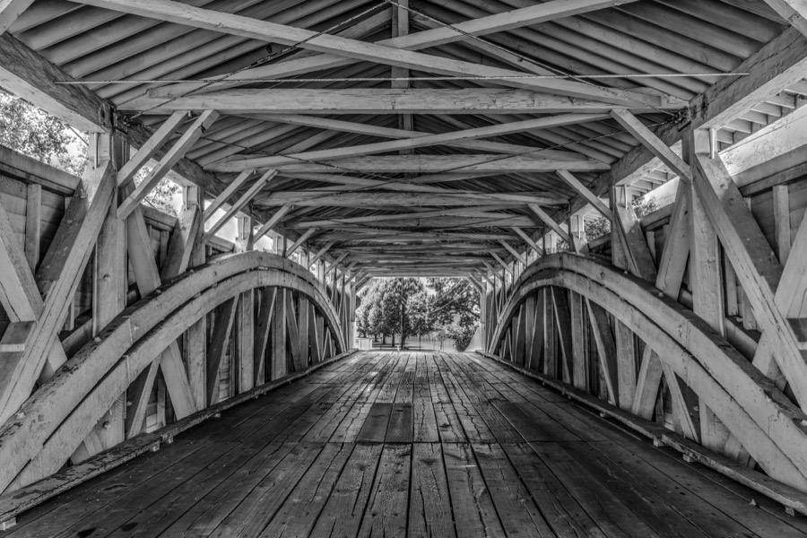 Pennsylvania Covered Bridge - Fine Art Landscape Photography by Tom Heywood