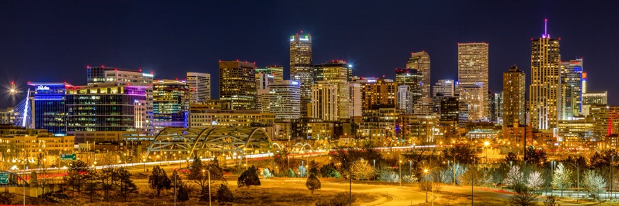 Denver Skyline - Fine Art Landscape Photography by Tom Heywood