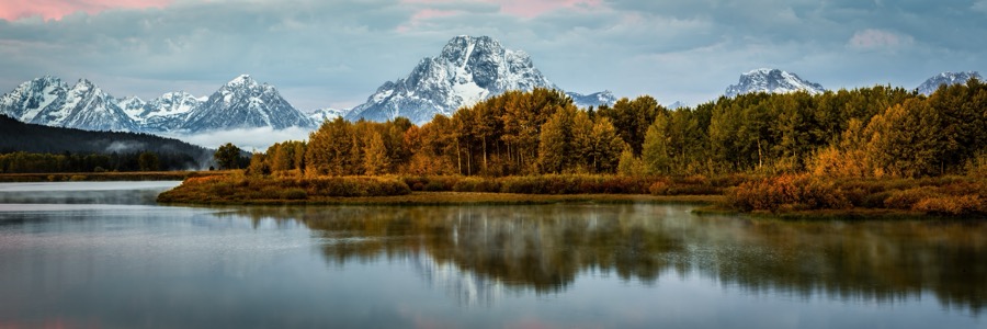 Oxbow Bend Autumn - Fine Art Landscape Photography by Tom Heywood