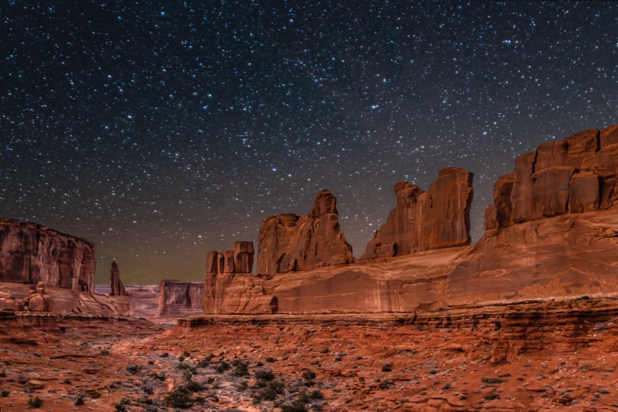 Park Avenue Starry Night - Fine Art Landscape Photography by Tom Heywood