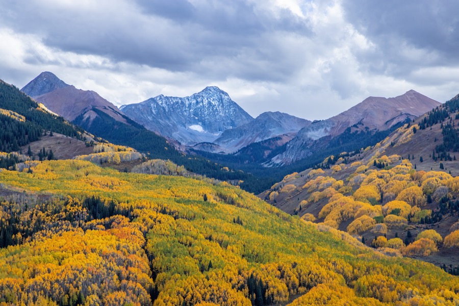 Capital Peak Stormy - Fine Art Landscape Photography by Tom Heywood
