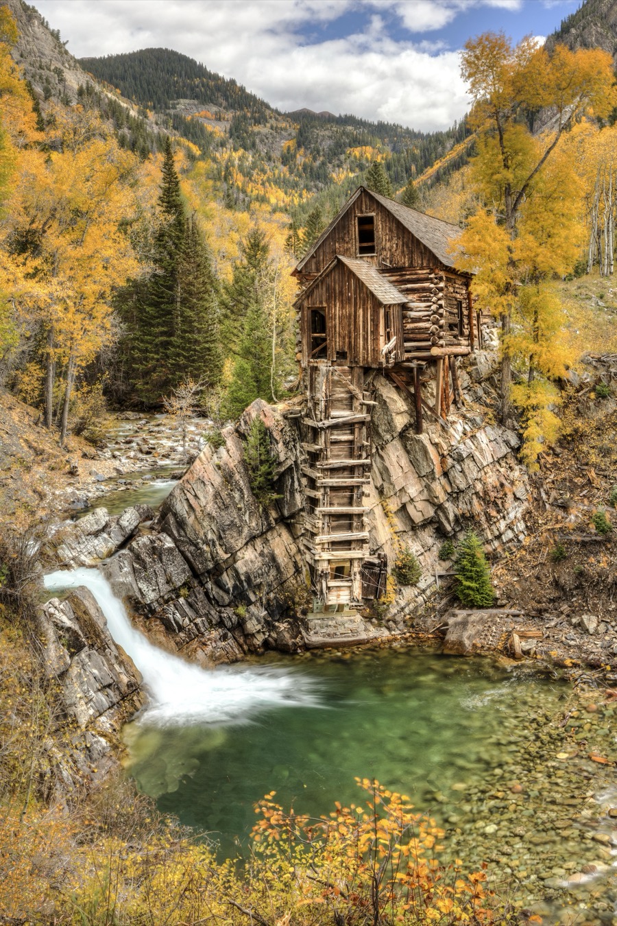 Crystal Mill Fall - Fine Art Landscape Photography by Tom Heywood