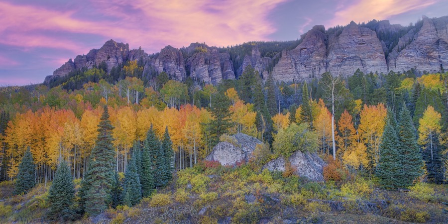Cimmaron Range Sunrise - Fine Art Landscape Photography by Tom Heywood