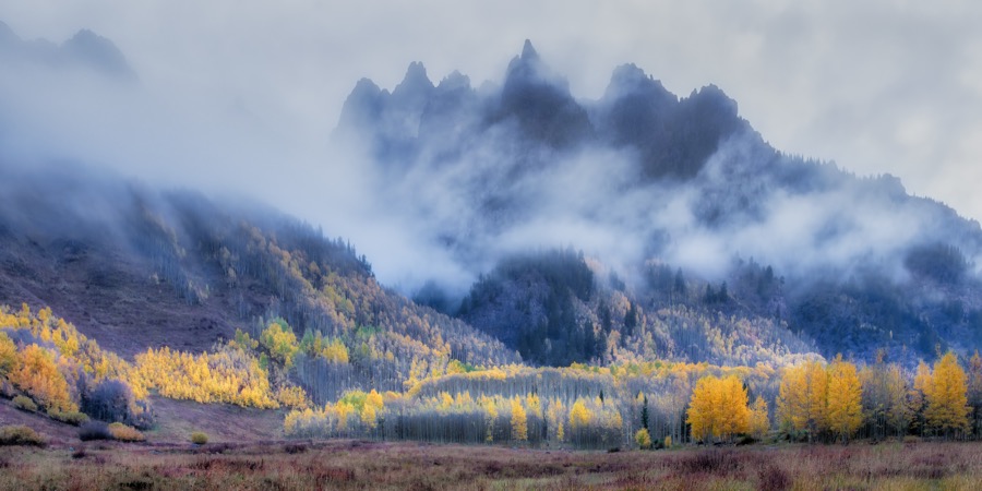Mt. Sievers Misty Morning - Fine Art Landscape Photography by Tom Heywood