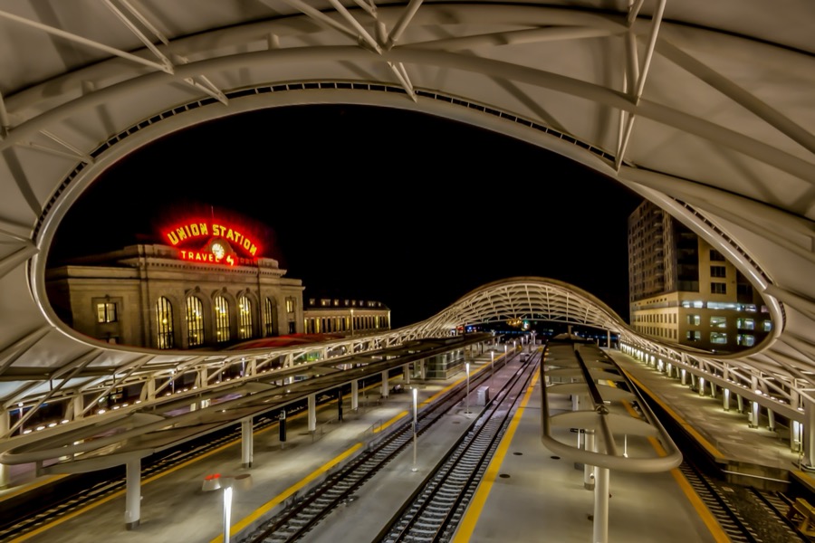 Denver Union Station Eve - Fine Art Landscape Photography by Tom Heywood