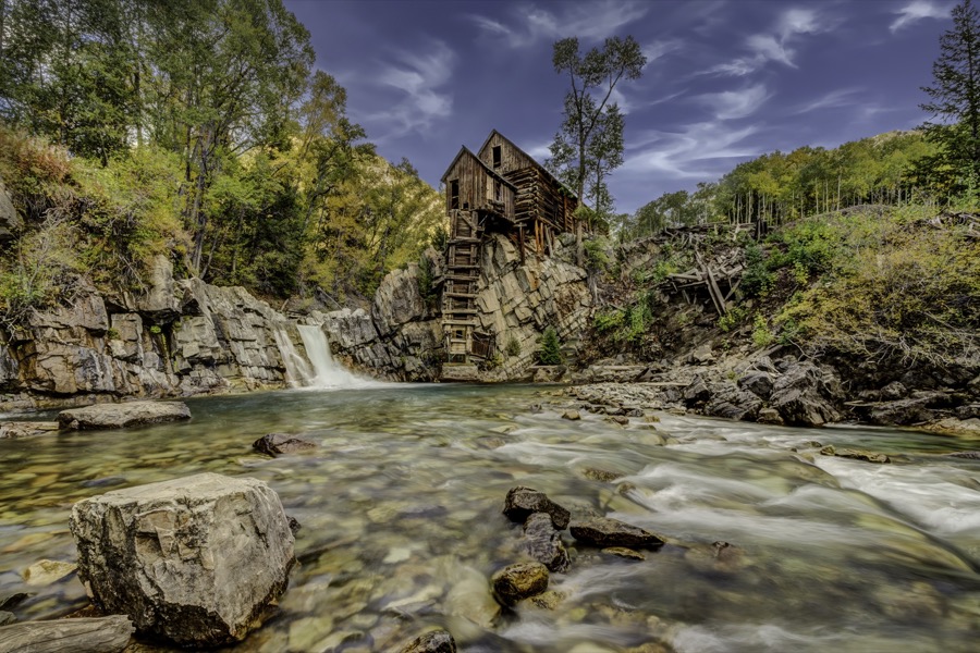 Crystal Mill on the Water - Fine Art Landscape Photography by Tom Heywood