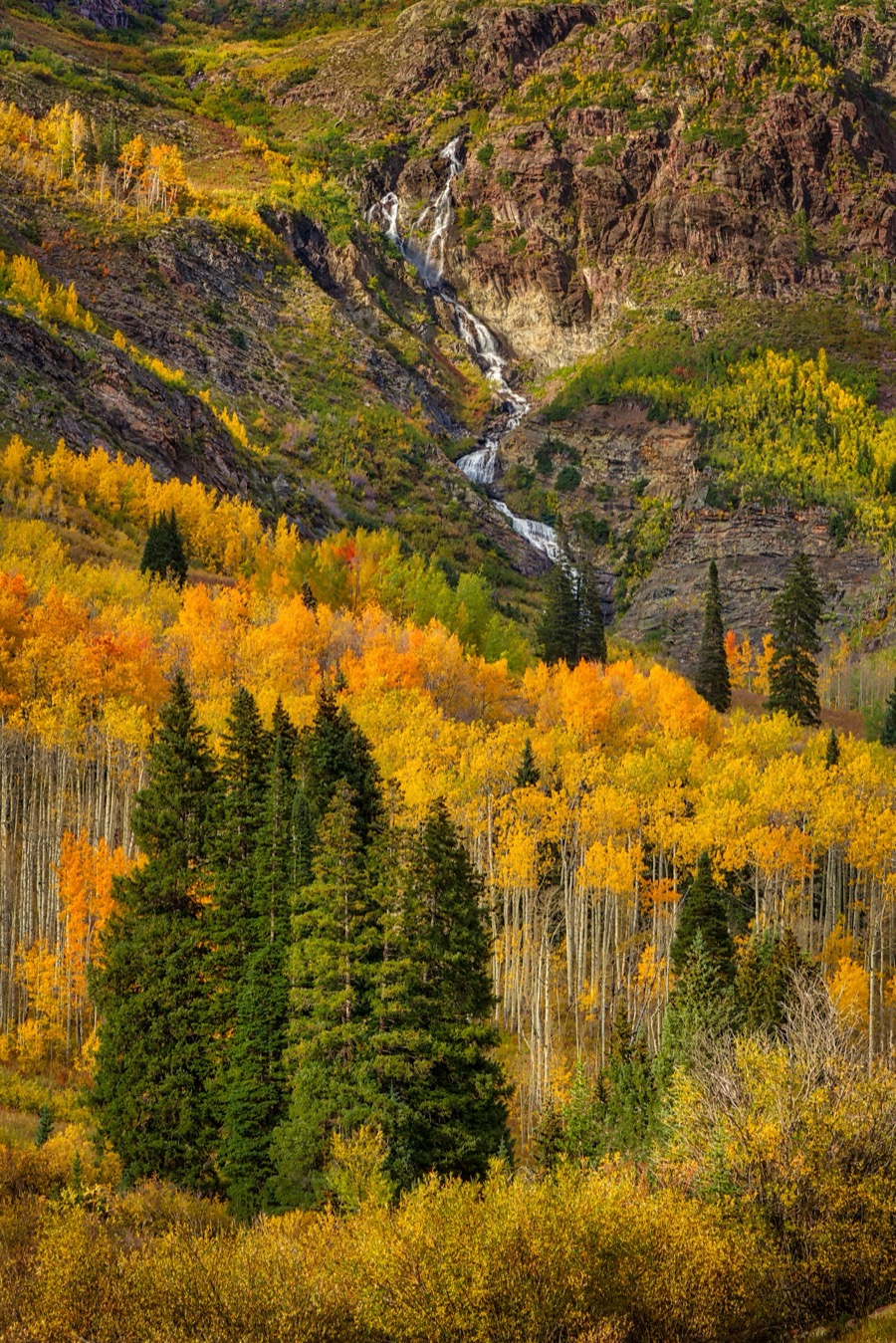 Lead King Basin Falls - Fine Art Landscape Photography by Tom Heywood