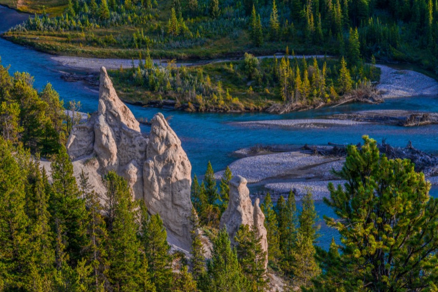 Hoodoos Banff National Park