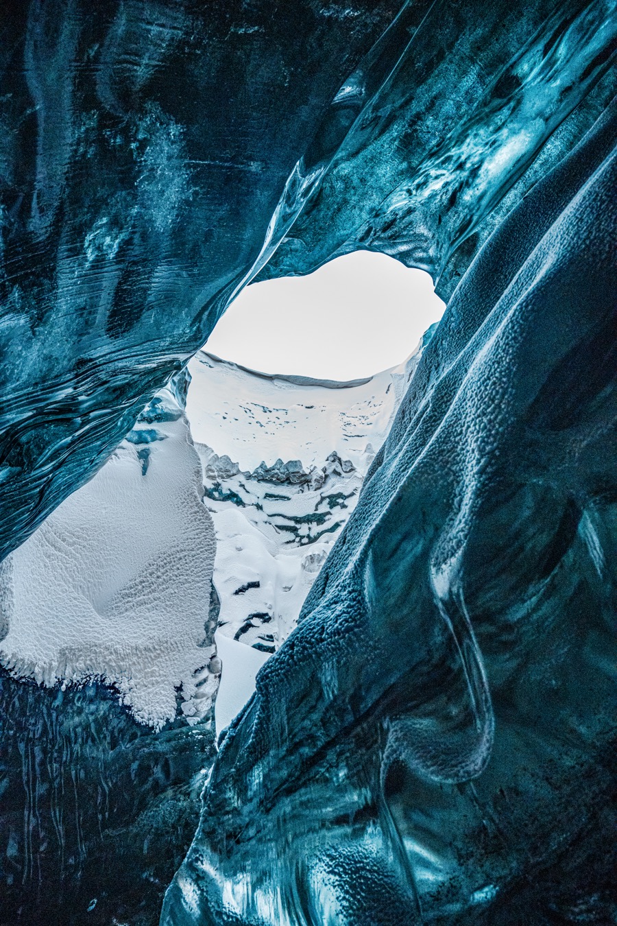 Vatnajökull Glacier Ice Cave Opening