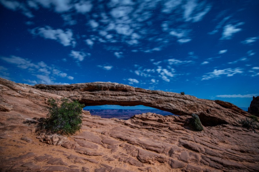 Mesa Arch by Moonlight