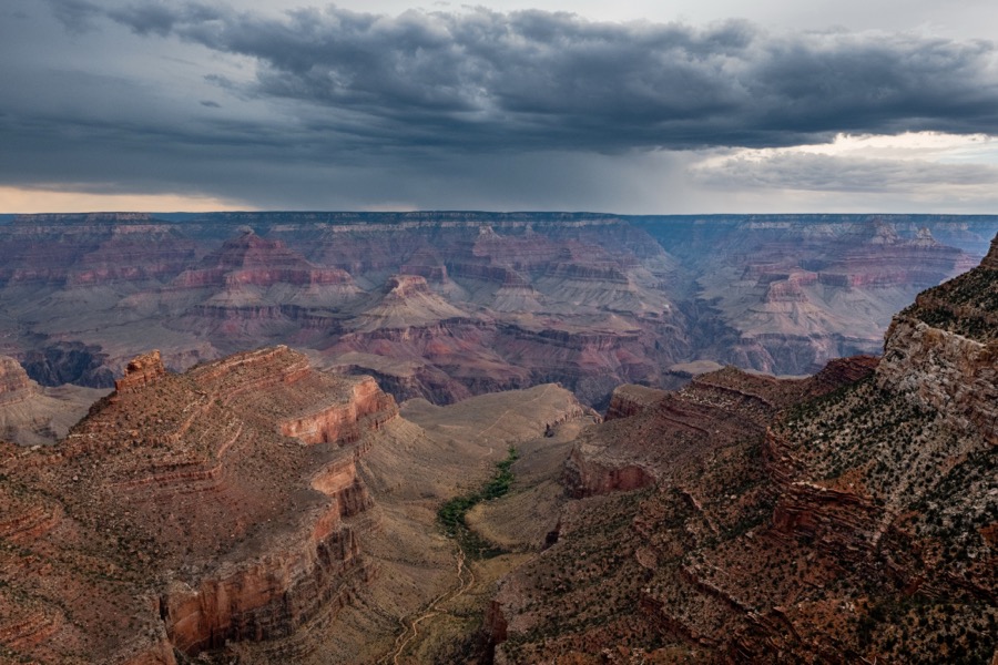 Rain Over Grand Canyon