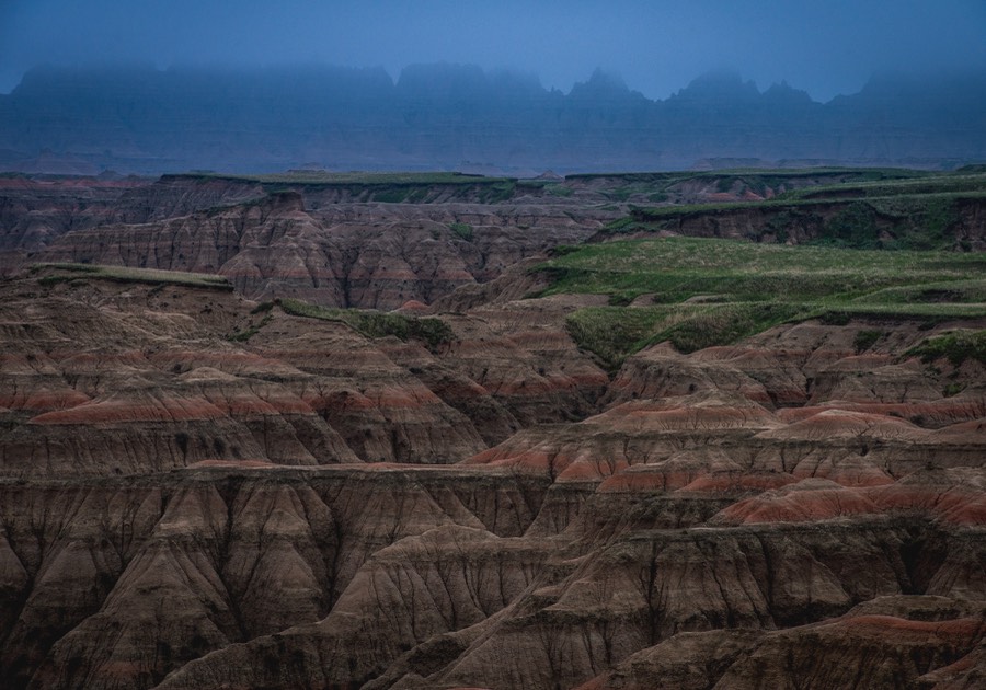 Badlands National Park Eroded Buttes