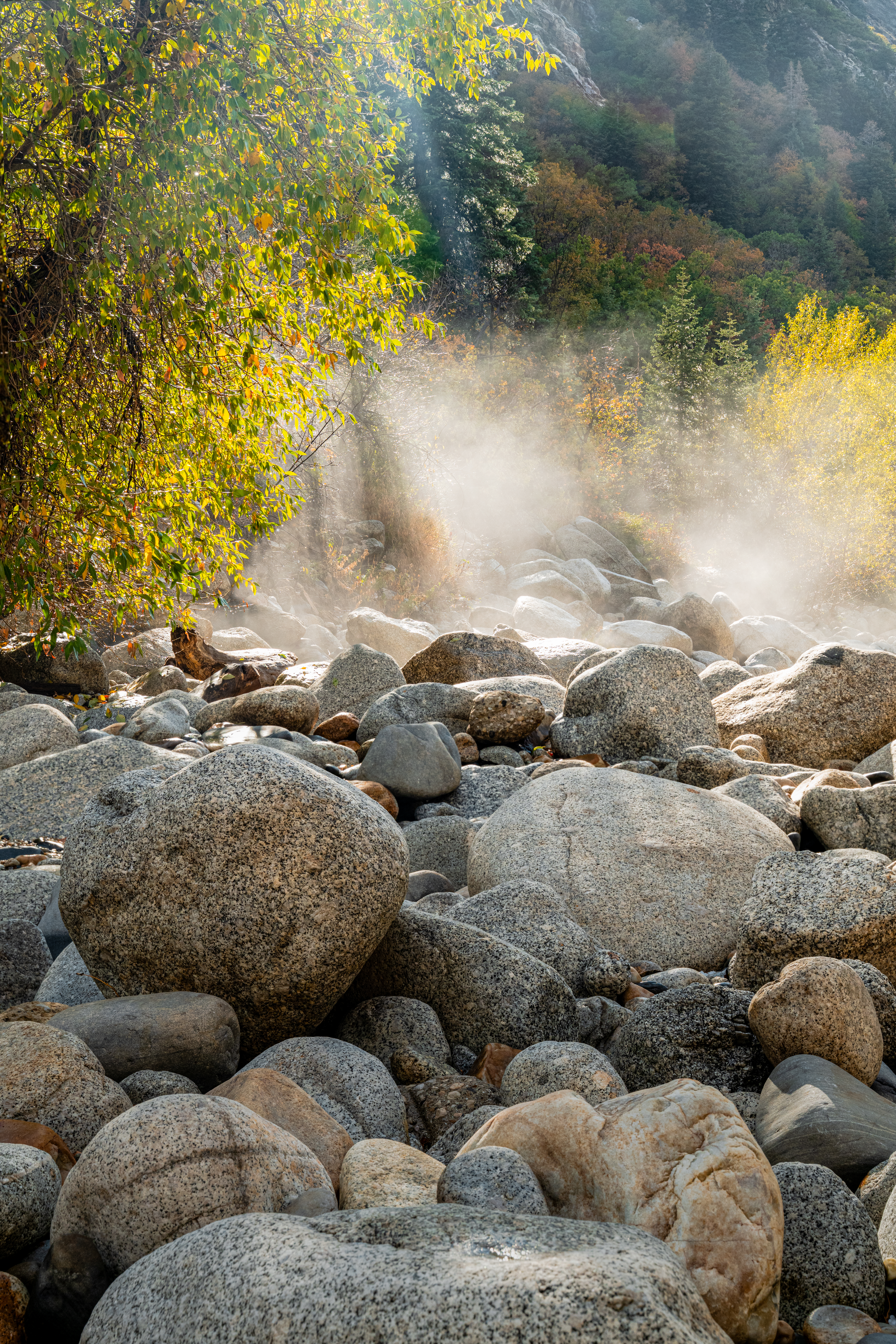 Steam in the Temple Quarry Creek 5799