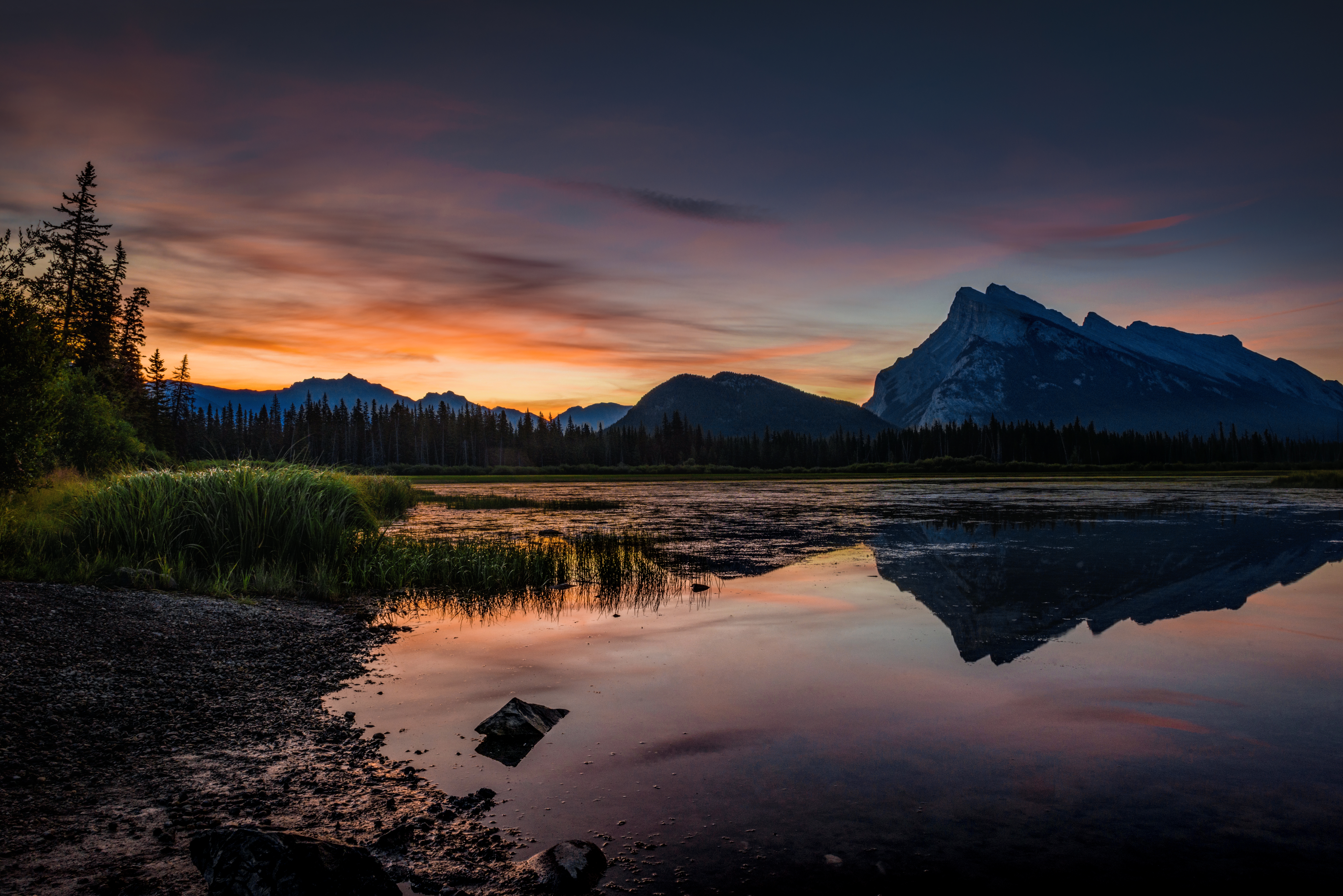 Vermilion Lakes & Mount Rundle