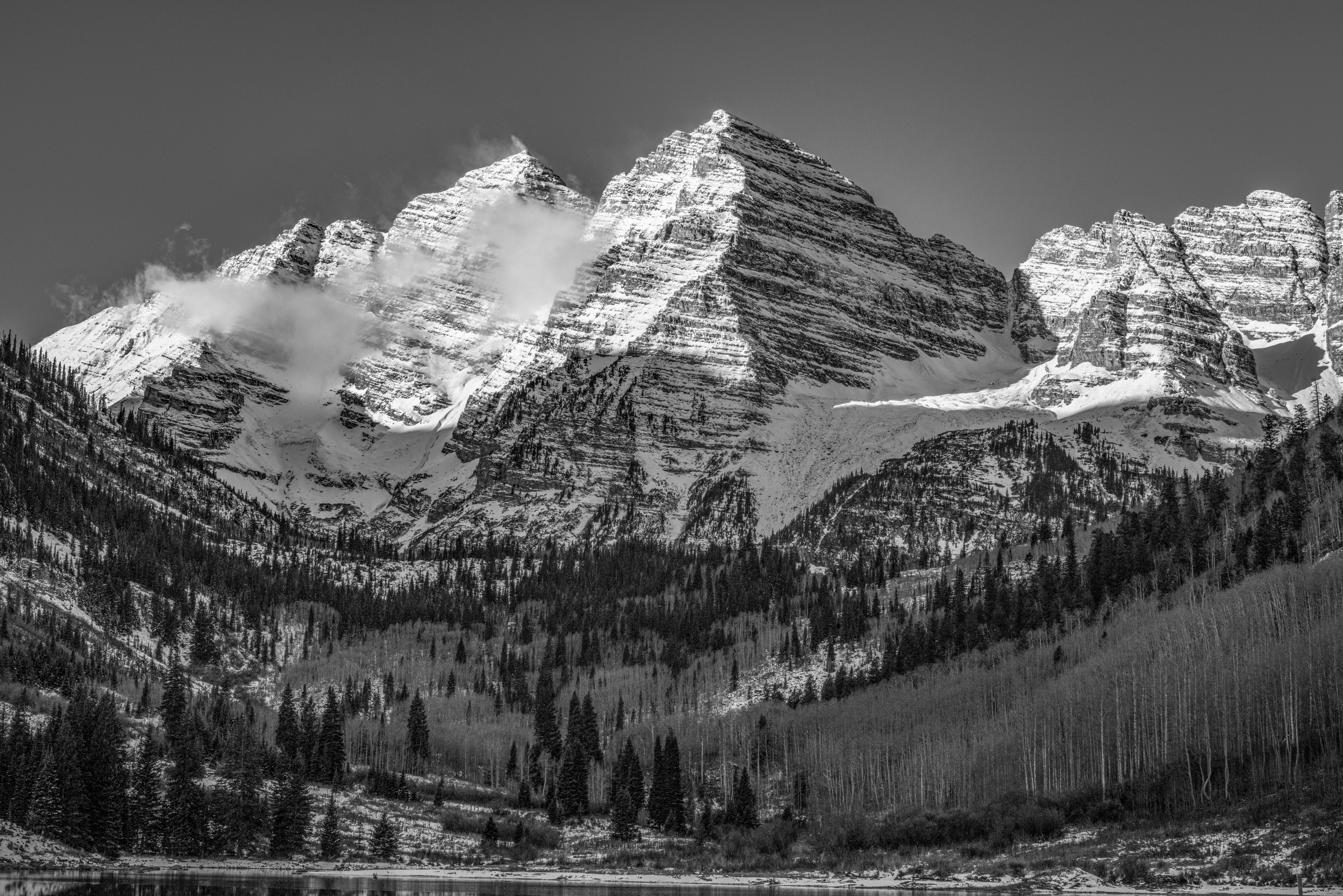 Snow Covered Maroon Bells