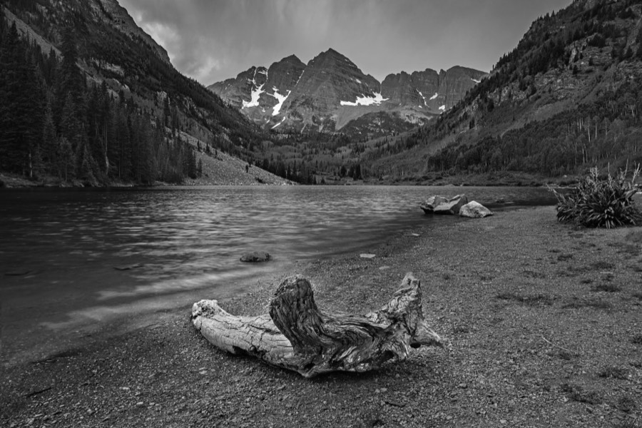 Overcast Maroon Bells