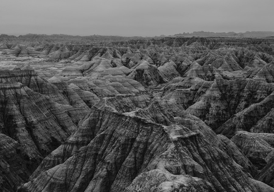 Badlands National Park B&W
