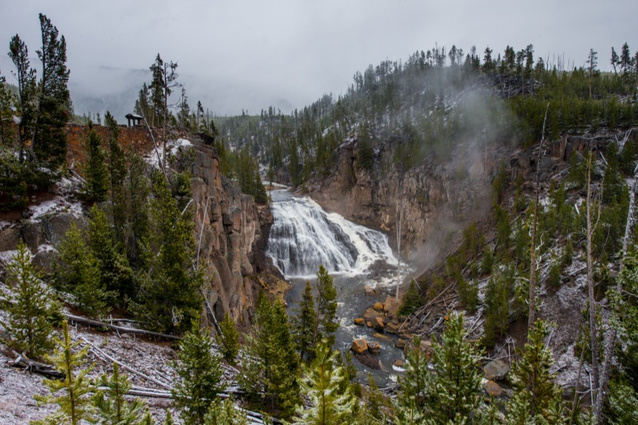 Lewis Falls Yellowstone National Park