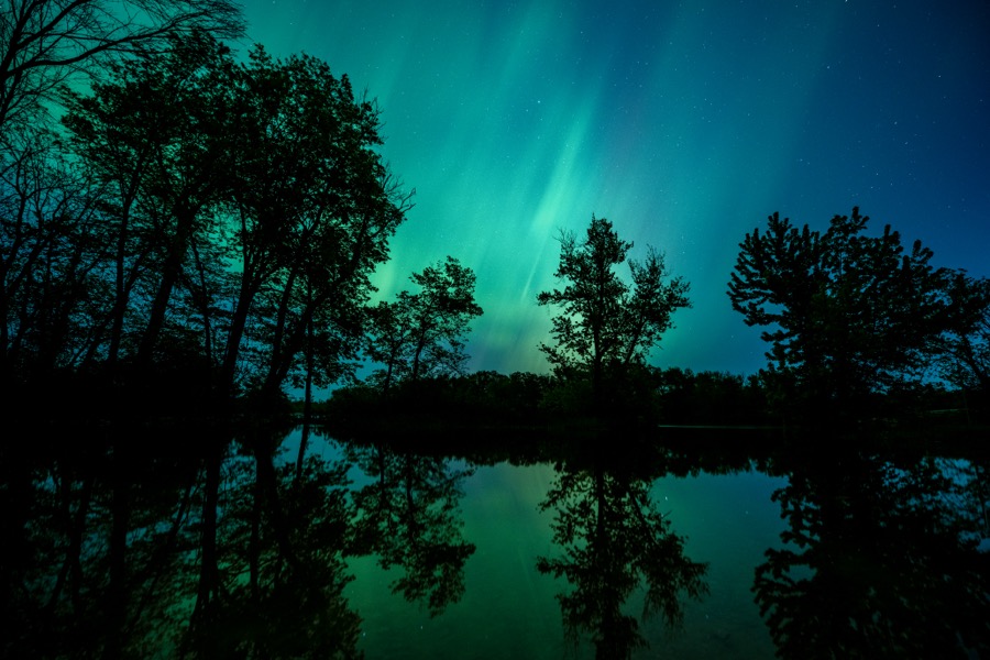Reflections Over North Cedar
