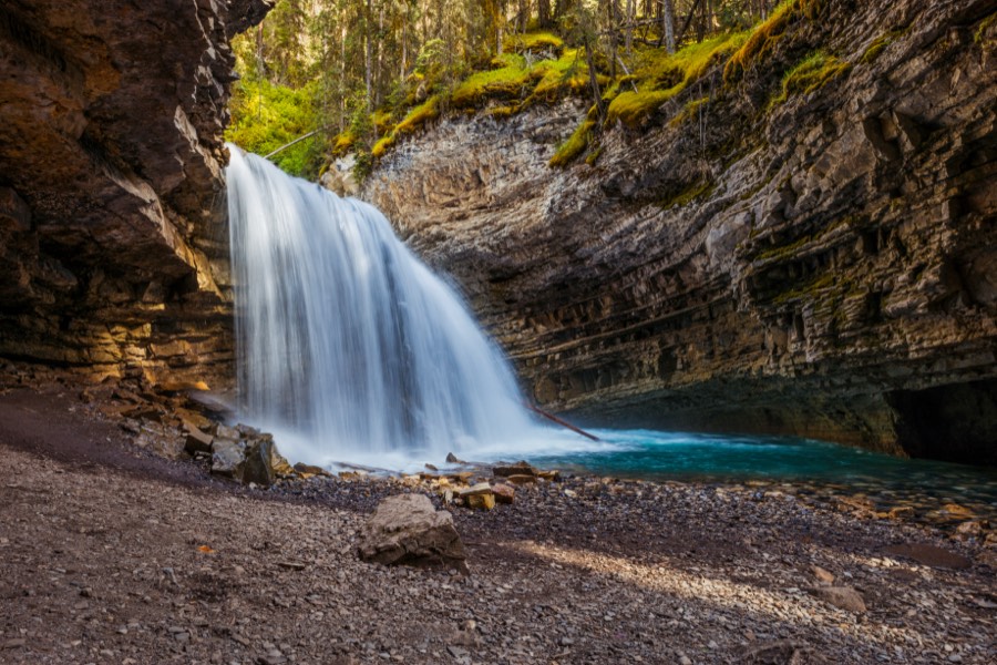 Johnston Cave Falls