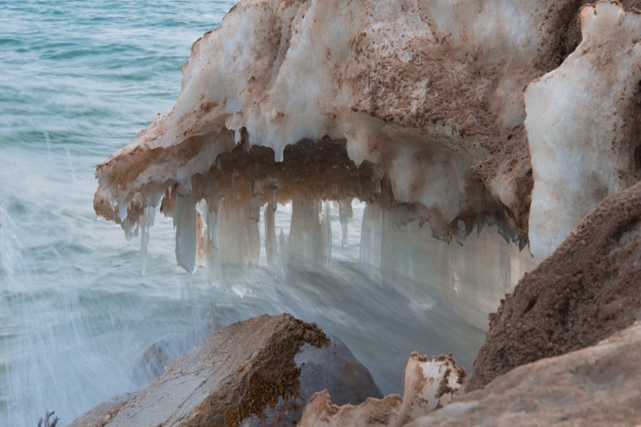 Waves on Lake Michigan