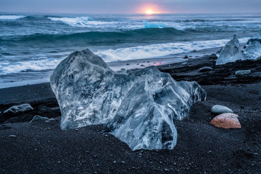 Diamond Beach at Sunrise