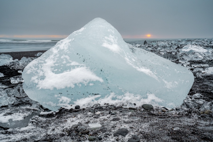 White Ice Diamond Beach
