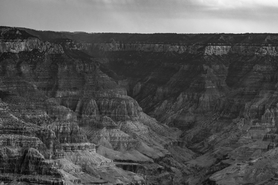 Grand Canyon B&W